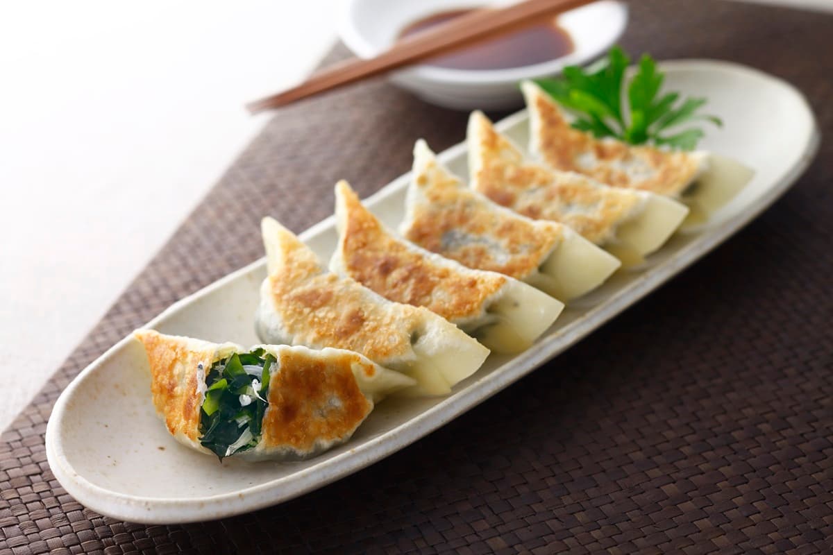 ヘルシー♪わかめ餃子