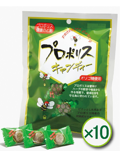 お得な1 300円引き 送料無料 森川健康堂 プロポリスキャンディ 10袋入 コトブキ物産